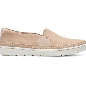 Clarks Collection Leather Slip-On Shoes - Blush